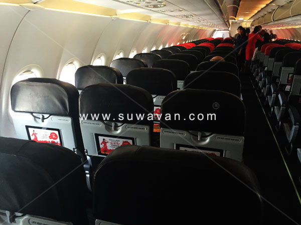 ห้องโดยสารเครื่องบินแอร์เอเชีย แอร์บัส A320