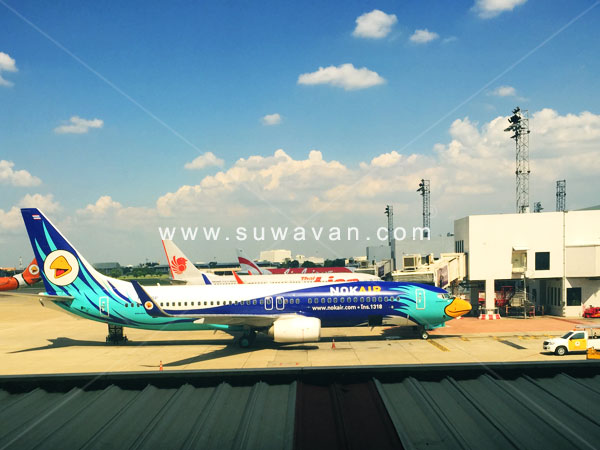 นกแอร์ ไทยไลออนแอร์ที่ท่าอากาศยานดอนเมือง
