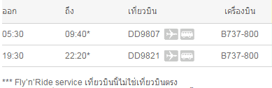 นกแอร์ มหาสารคาม-ดอนเมือง