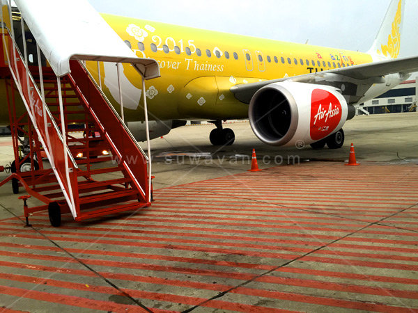 แอร์บัส A320-200 แอร์เอเชีย กรุงเทพ-ร้อยเอ็ด