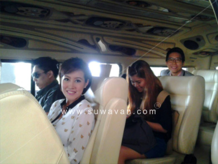 ทีมงานพิธิกรนักข่าวช่อง 7 สี#รถตู้ขอนแก่น