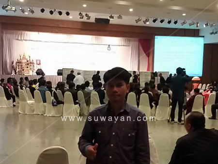 คุณเรืองชัย หนึ่งในทีมงานสุวะแวน ทีมรถตู้ร้อยเอ็ดให้เช่า