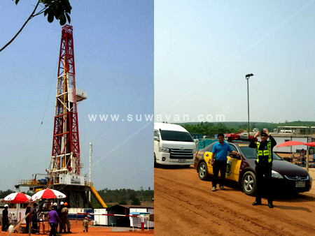 ทีมงานรถตู้ขอนแก่นให้เช่าถ่ายรูปกับตำรวจทางหลวง