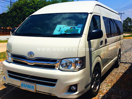 สุวะแวนรถตู้ให้บริการในงาน 7 สีคอนเสิร์ตออนทัวร์