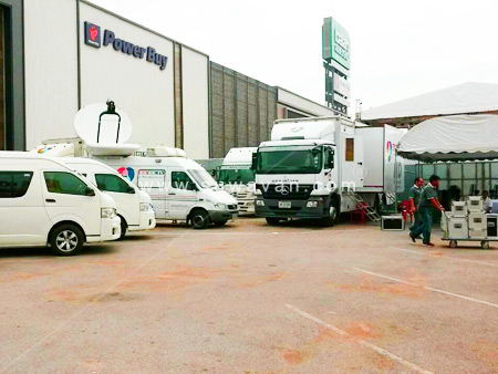 รถถ่ายทอดสด 7 สีคอนเสิร์ตออนทัวร์