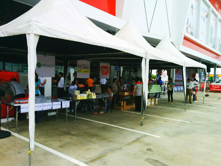 บู๊ทสินค้าต่างๆเข้าร่วมฉอลงเปิดเอสซีจีสาขาขอนแก่น