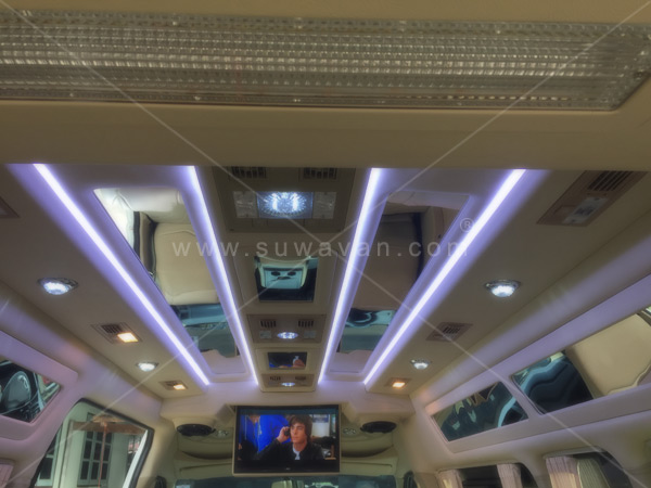 รถตู้เช่าตกแต่งภายในเรียบหรู